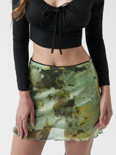 Minifalda tie-dye
